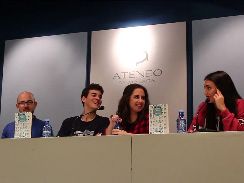 Presentación de Vloggers now! 2 en el Ateneo de Málaga (23/12/2013)