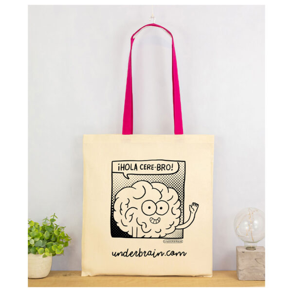 Totebag cerebrito de Underbrain