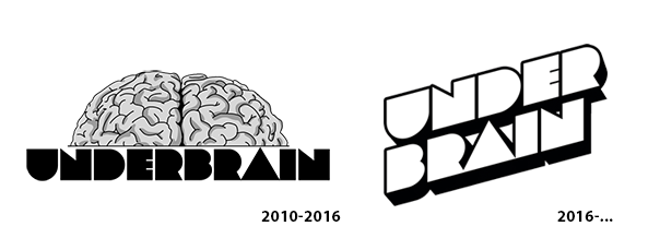 Evolución logos de Underbrain