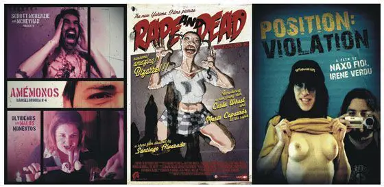 Pase de cortometrajes: «Amémonos», «Rape and Dead» y «Posición: Violación»