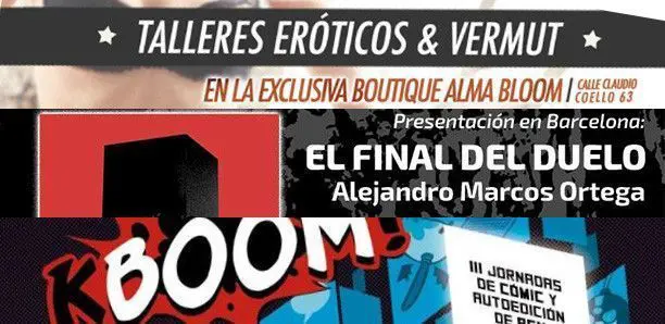 Miniatura de Talleres eróticos + presentación «El final del duelo» + #KBoom2015 III