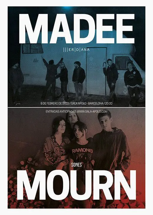 Concierto de Mourn y Madee + Expo «Them»