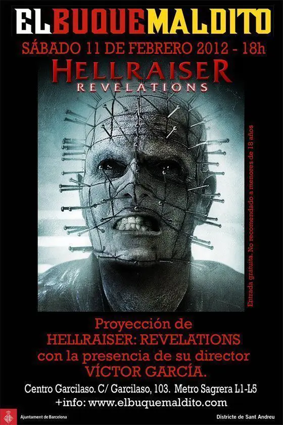 Proyección de «Hellraiser: Revelations» – Víctor García