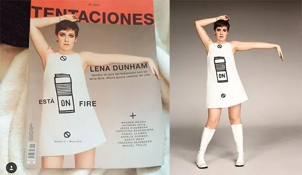 Miniatura de Lena Dunham llama la atención a Tentaciones
