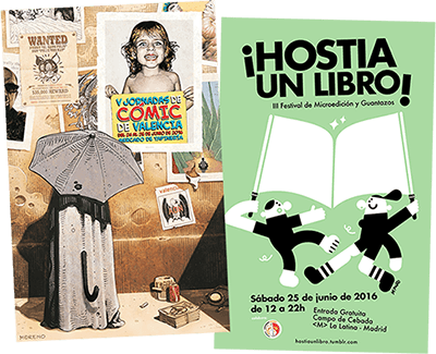 Miniatura de V jornadas de cómic de Valencia + ¡Hostia un libro! III Festival de microedición y guantazos