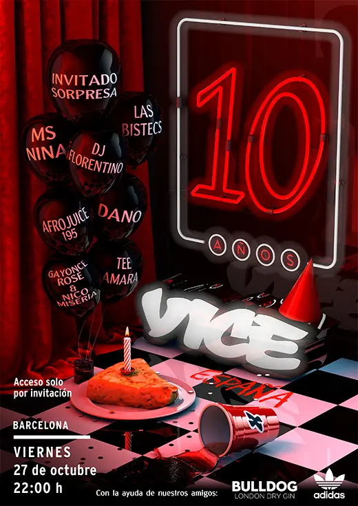 Décimo aniversario de Vice España #VICE10