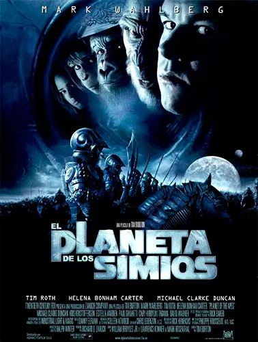 El planeta de los simios Tim Burton