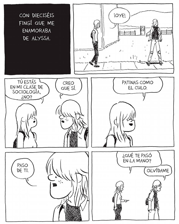 Página del cómic The end of the fucking world
