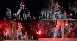 Linnea Quigley en El regreso de los muertos vivientes 1985