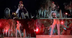 Linnea Quigley en El regreso de los muertos vivientes 1985