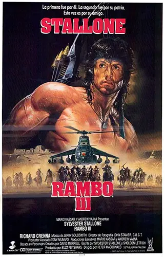 Cartel de Rambo III