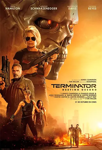 cartel de Terminator: Destino oscuro 2019