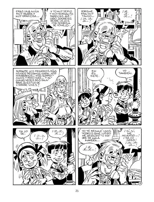 Página del cómic Es hoy de Carlos Giménez