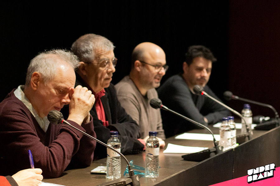 Presentación a medios del Americana 2023 junto a Todd Solondz en Barcelona por el Americana Film Fest, fotografía de Bouman