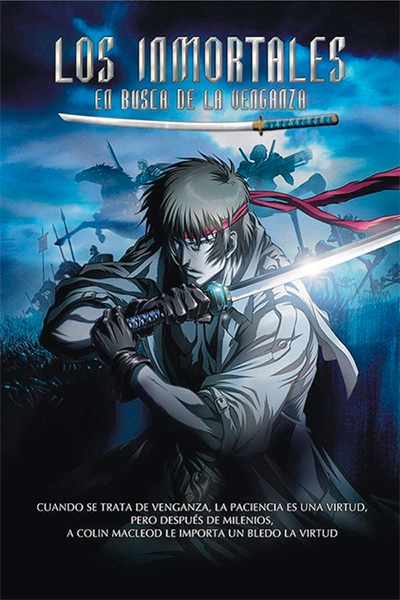 Cartel del anime de Los inmortales: En busca de la venganza