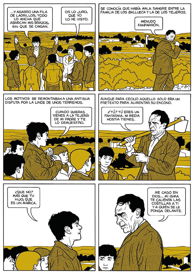 Página del cómic Ronson de César Sebastián