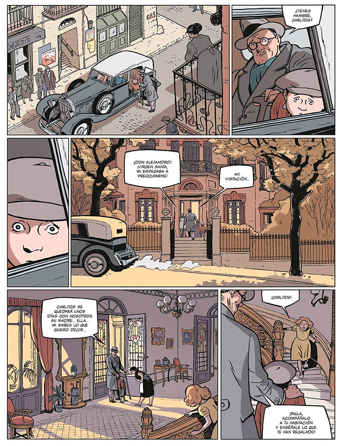 Página del cómic «Barcelona. Alma negra»