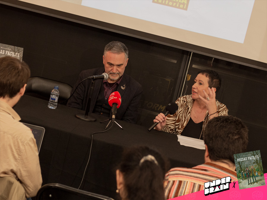 Miguelanxo Prado presentando «Presas fáciles»