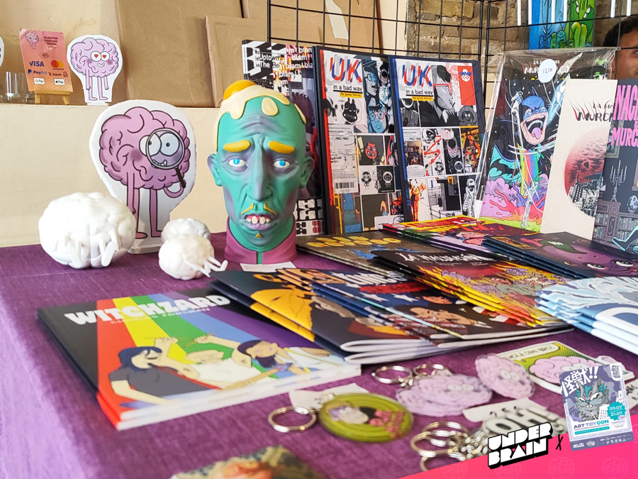 Underbrain Books y Simón Vázquez en Art Toy Con