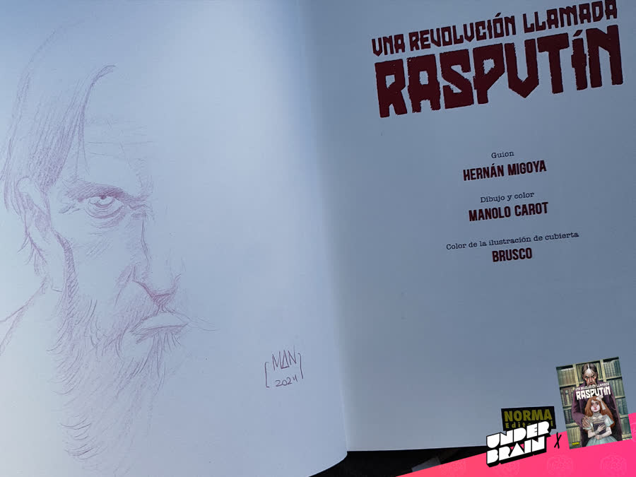 Firmas de «Una revolución llamada Rasputín» con Manolo Carot en Norma Cómics (7)