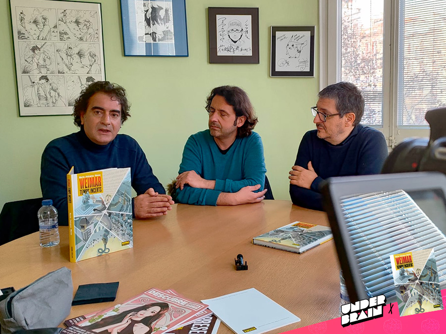 Entrevistando a Txuss Martin, Pau Pedragosa y RafaelMorata. Autores de «Weimar. Tiempos Inciertos»