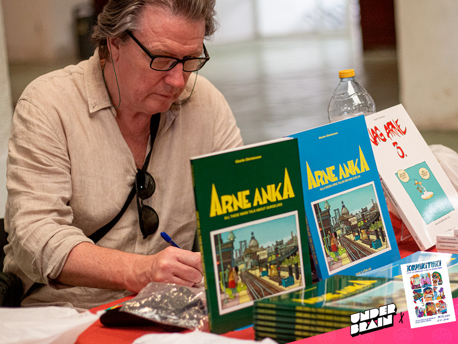 Charlie Christensen de Arne Anka en Komikitoki