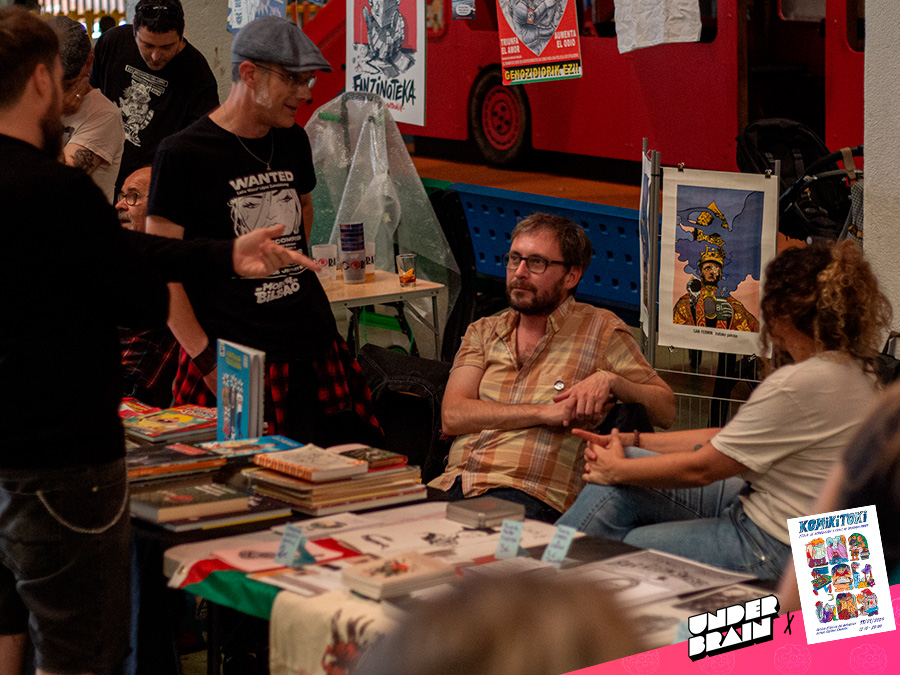 Fanzineros (Sr. Verde, Berticio del Todo Y Nerea Aguado) EN komikitoki