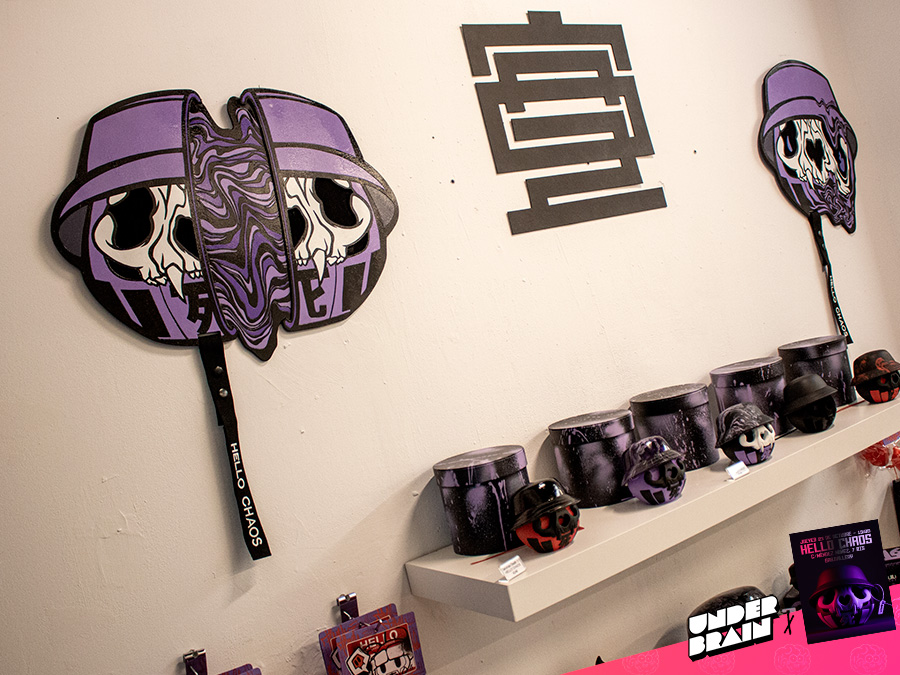 Vista de la expo de Hello Chaos