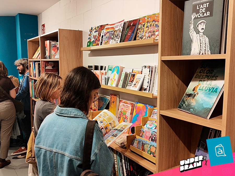 Zona Fanzines y Autoedición en la librería Nausicaä Còmics