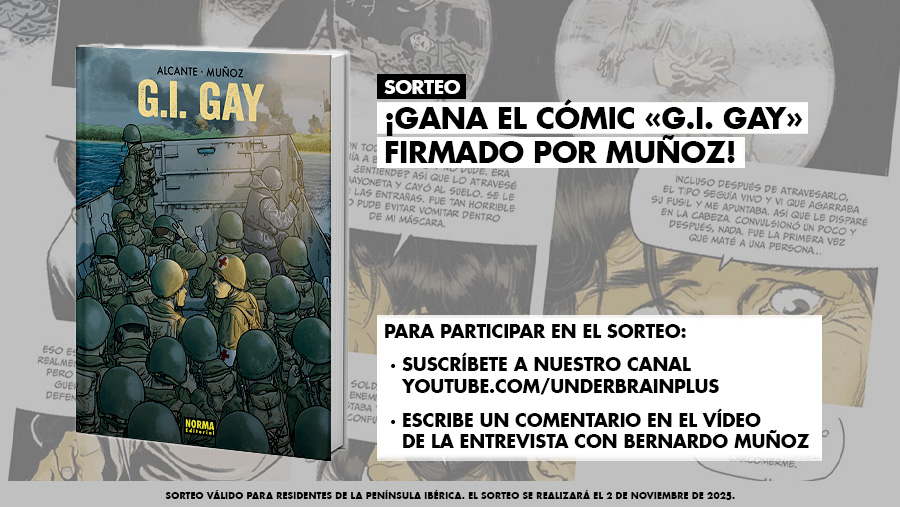 Sorteo del cómic «G.I. Gay» de Bernardo Muñoz