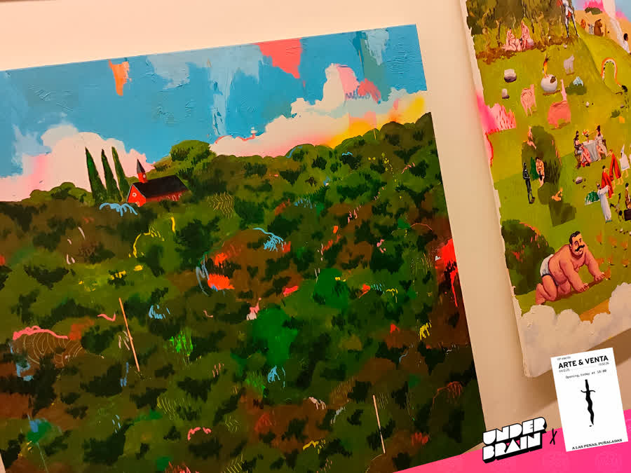 Alenxader Grahovsky 2 en la expo «A las penas, puñaladas» de La Plataforma