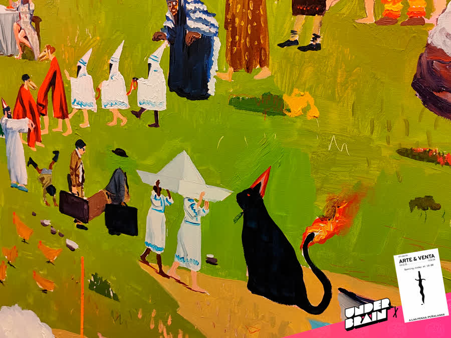 Alenxader Grahovsky 4 en la expo «A las penas, puñaladas» de La Plataforma