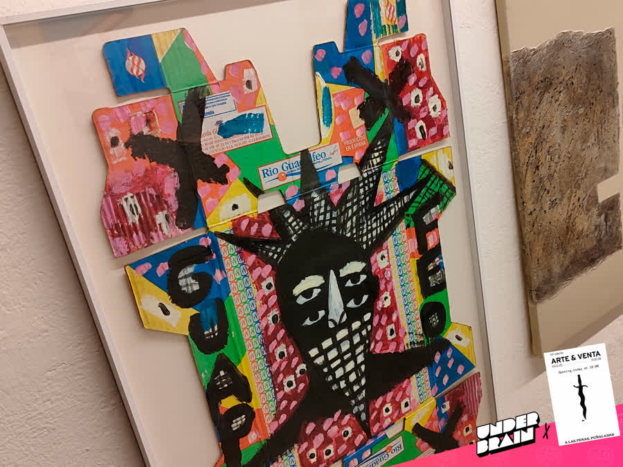 Blanca Haddad 1 en la expo «A las penas, puñaladas» de La Plataforma