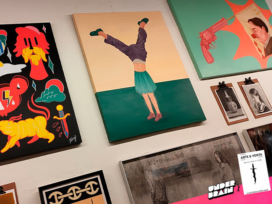 Ece Haskan 1 en la expo «A las penas, puñaladas» de La Plataforma