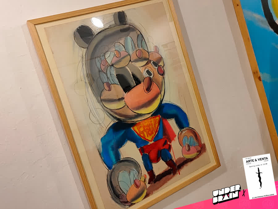 Eva Alonso 3 en la expo «A las penas, puñaladas» de La Plataforma