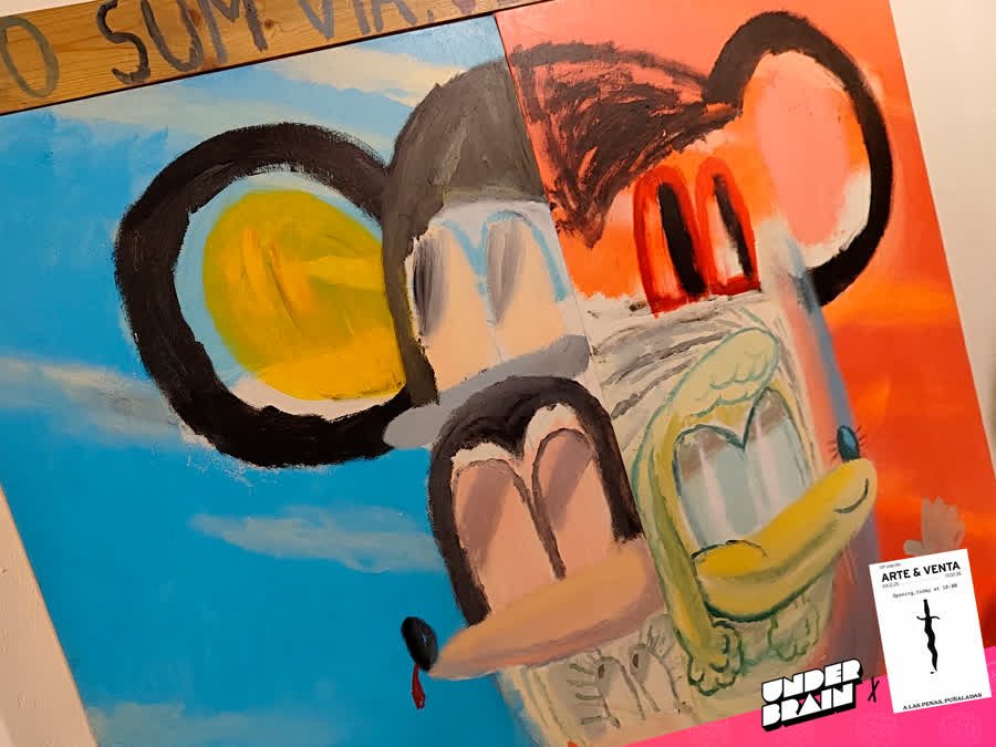 Eva Alonso 5 en la expo «A las penas, puñaladas» de La Plataforma