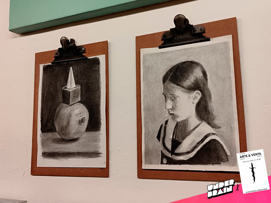 Francisco de negri en la expo «A las penas, puñaladas» de La Plataforma