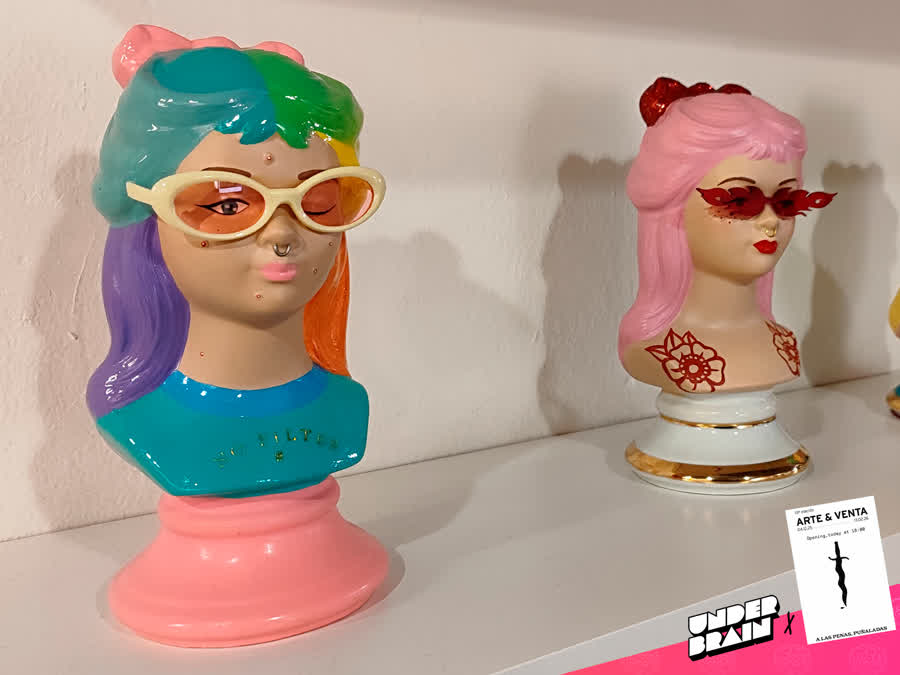 Marina Salazar 2 en la expo «A las penas, puñaladas» de La Plataforma