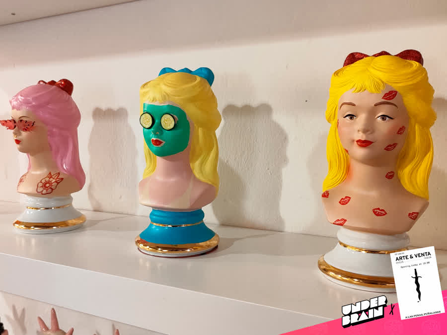 Marina Salazar 3 en la expo «A las penas, puñaladas» de La Plataforma