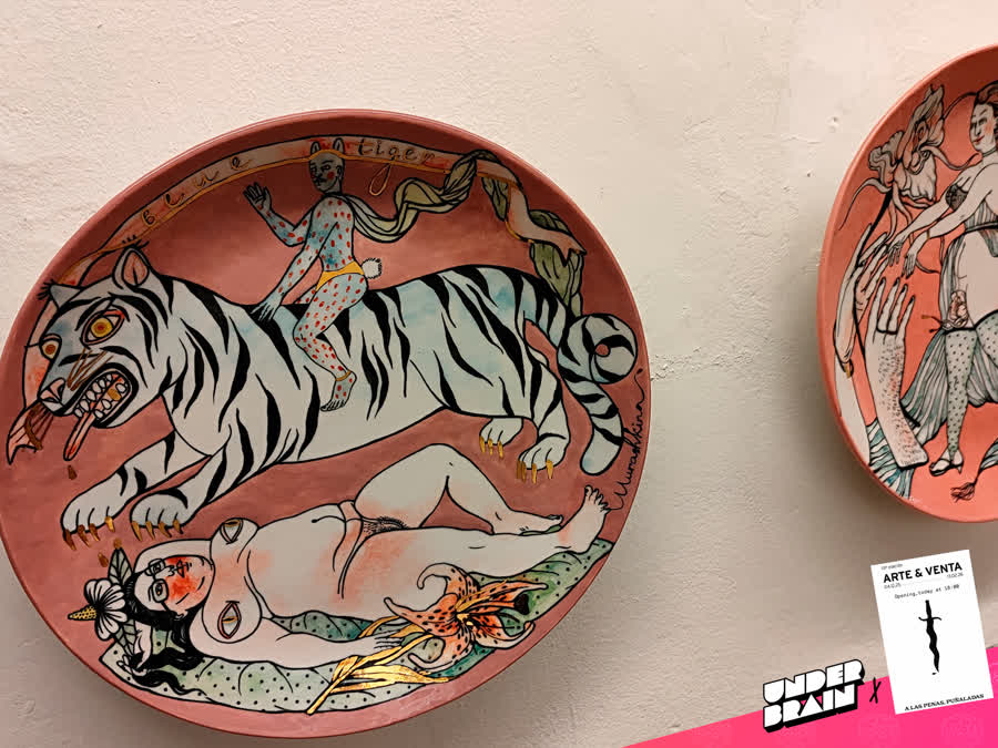 Nina Murashkina 2 en la expo «A las penas, puñaladas» de La Plataforma