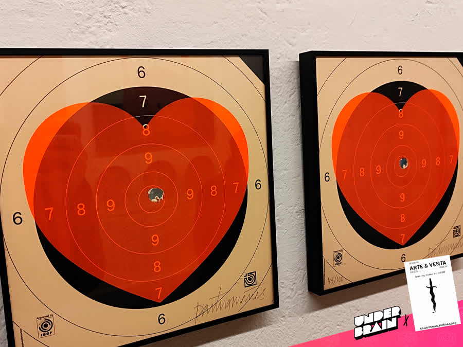 Patrick Thomas en la expo «A las penas, puñaladas» de La Plataforma