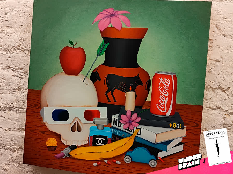 Riccardo Nannini 2 en la expo «A las penas, puñaladas» de La Plataforma