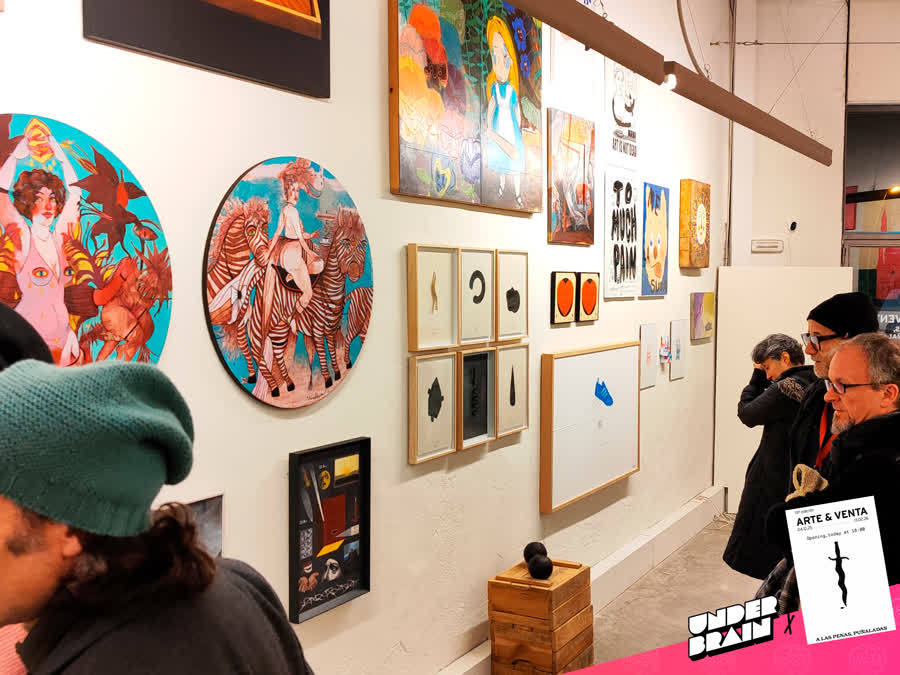 Expo «A las penas, puñaladas» de La Plataforma 4