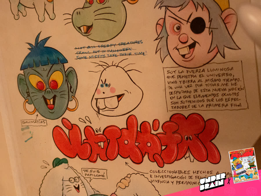 Detalle de un original de «Tú, me pillas cagando» de Manuel Donada - 2