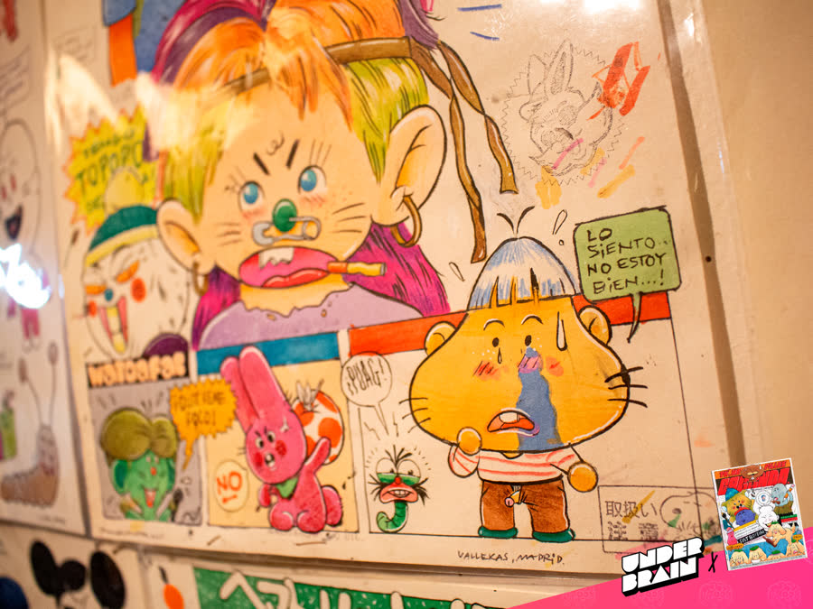 Detalle de un original de «Tú, me pillas cagando» de Manuel Donada - 1