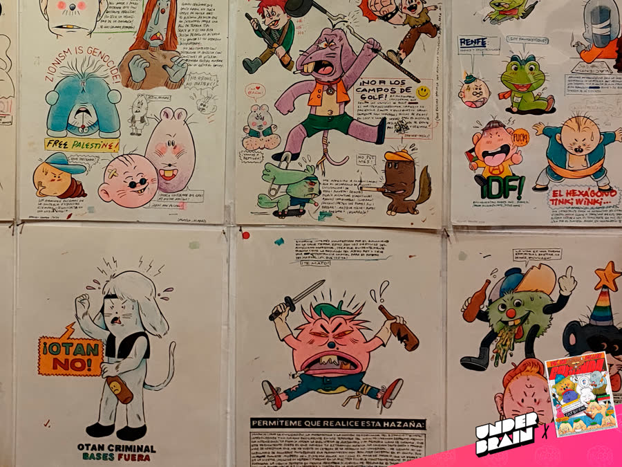 Originales de «Tú, me pillas cagando» de Manuel Donada