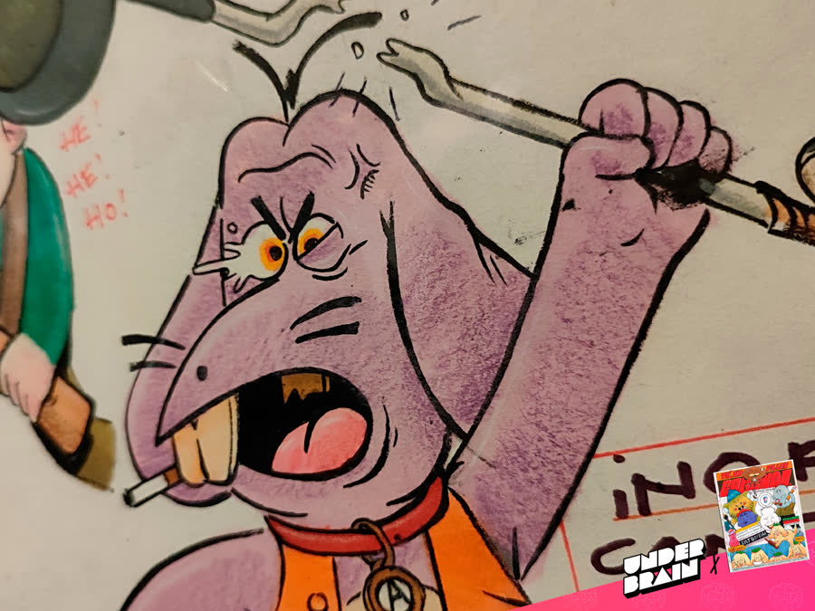 Detalle de un dibujo de Manuel Donada