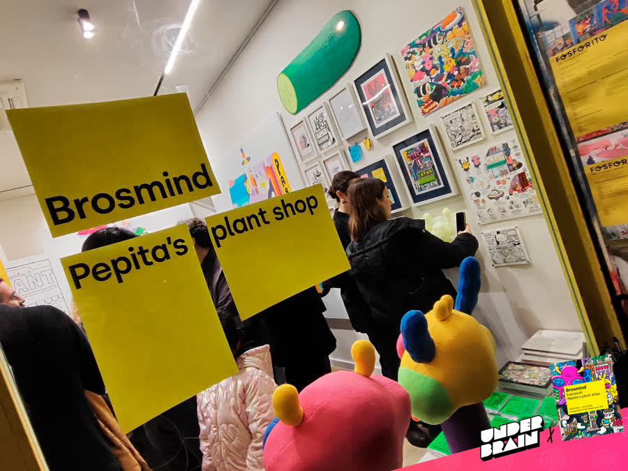 Expo Pepita's Plant Shop de Brosmind en Taller Fosforito