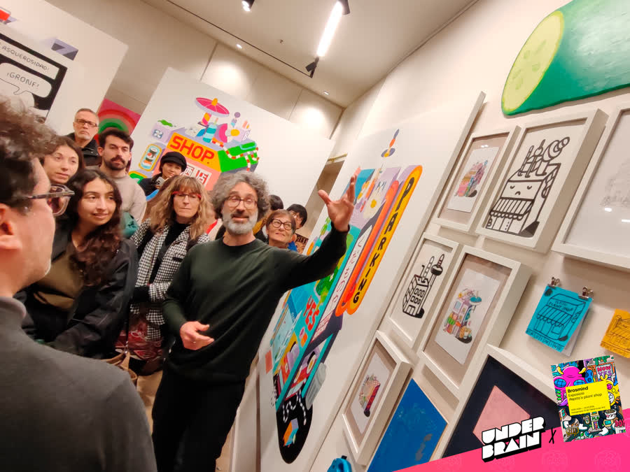 Inauguración de la Expo Pepita's Plant Shop de Brosmind en Taller Fosforito 8