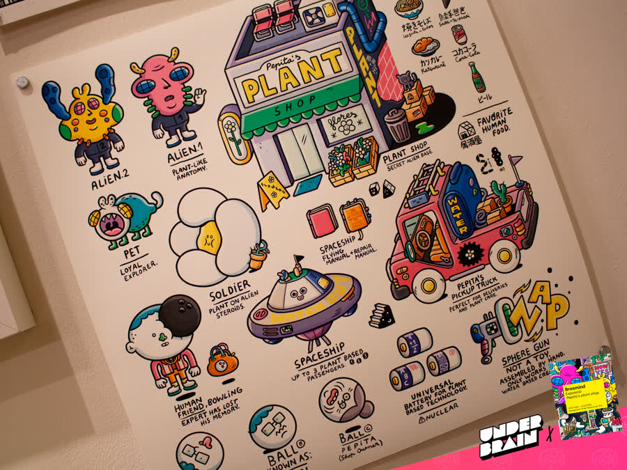 Expo Pepita's Plant Shop de Brosmind en Taller Fosforito 23